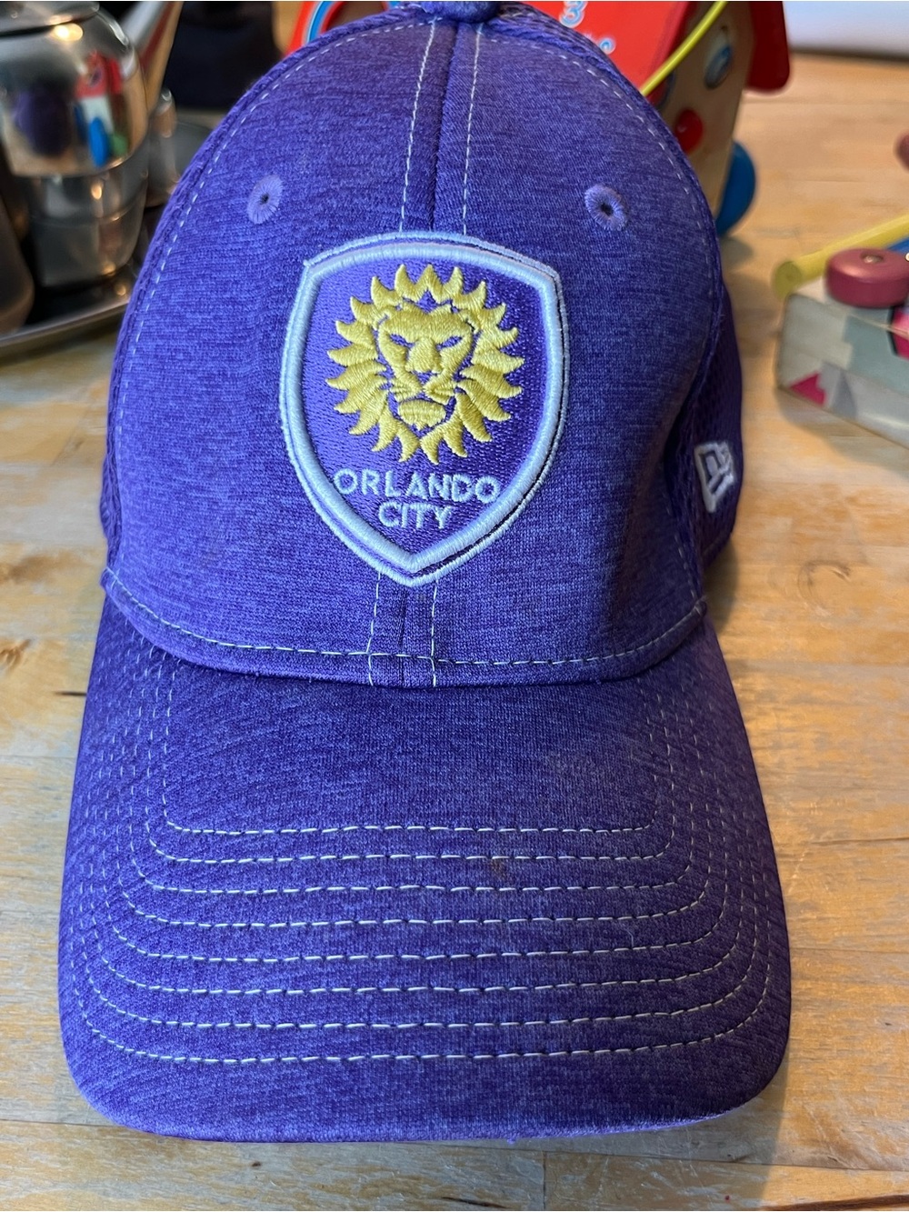 Orlando City SC New Era Hat Purple 9FORTY Adjustable MLS Cap